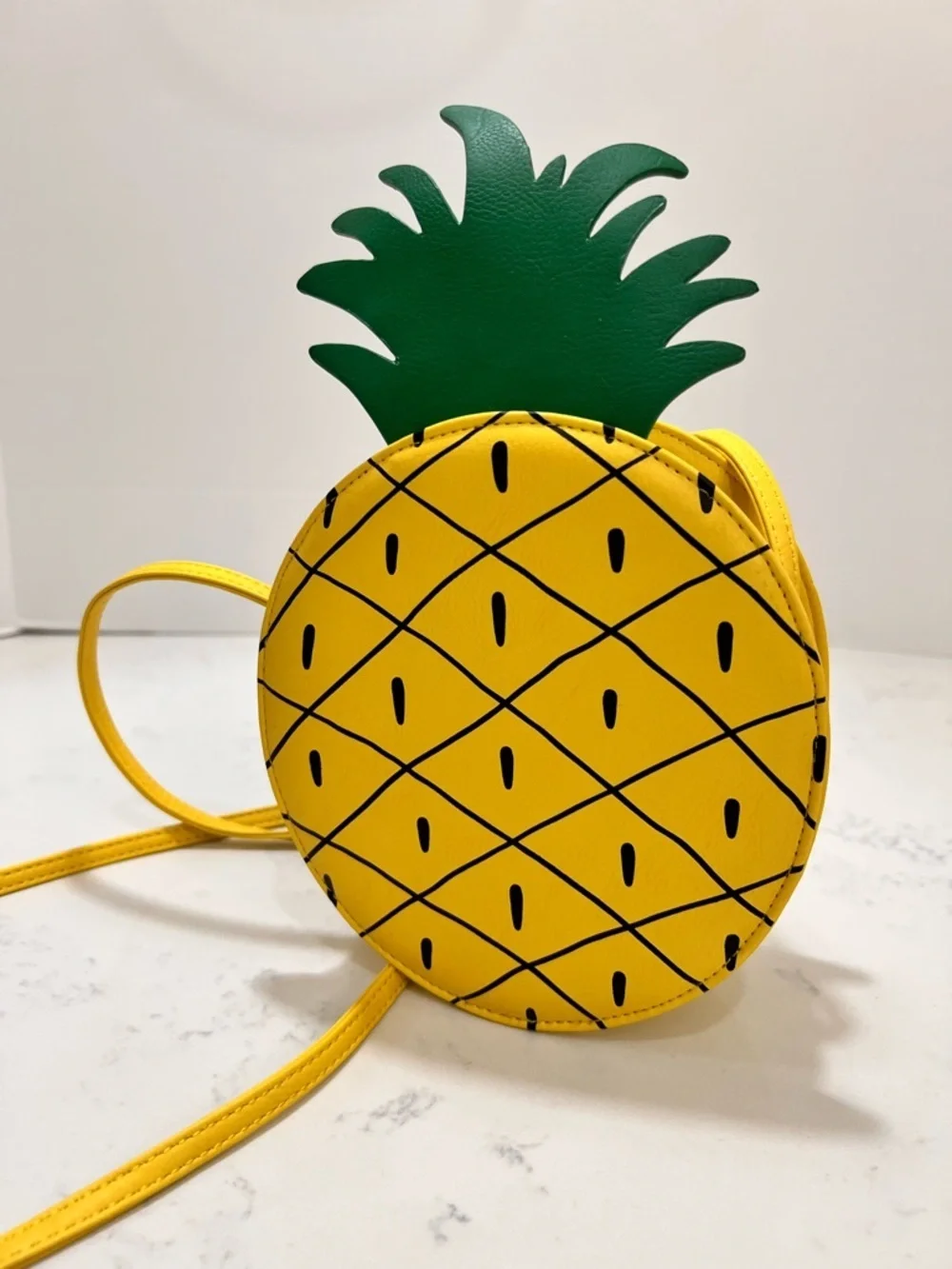 Pineapple Kids Crossbody Bag in Yellow and Green